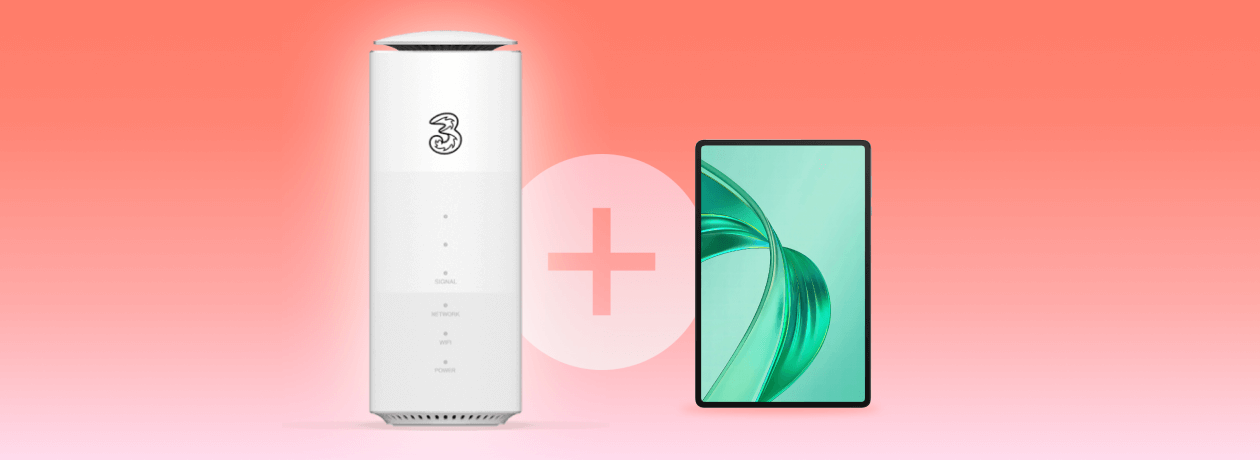 Business broadband router & Honor X8a bundle from Three Business