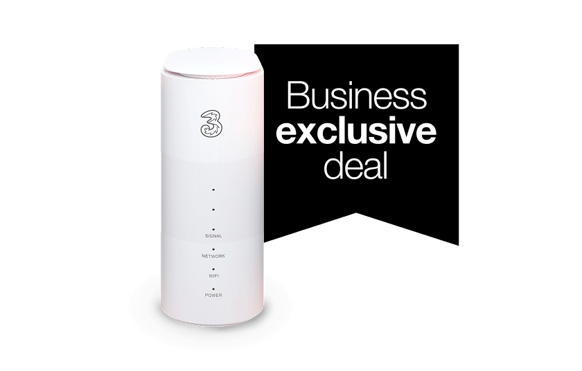 5G business exclusive deals on small business internet from Three Business