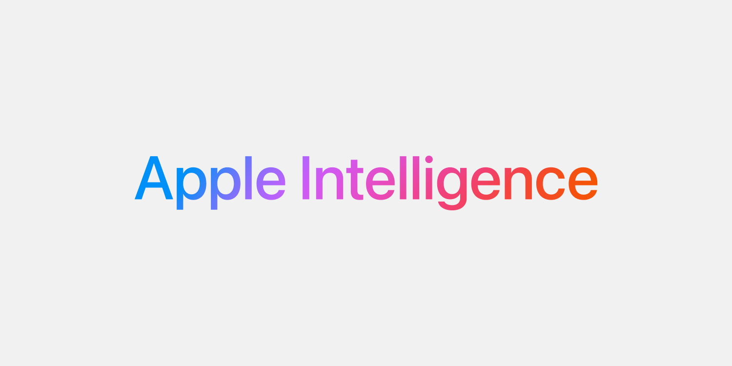 Apple Intelligence blog