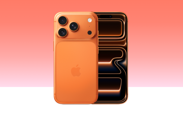 iPhone 17 Pro in Cosmic Orange