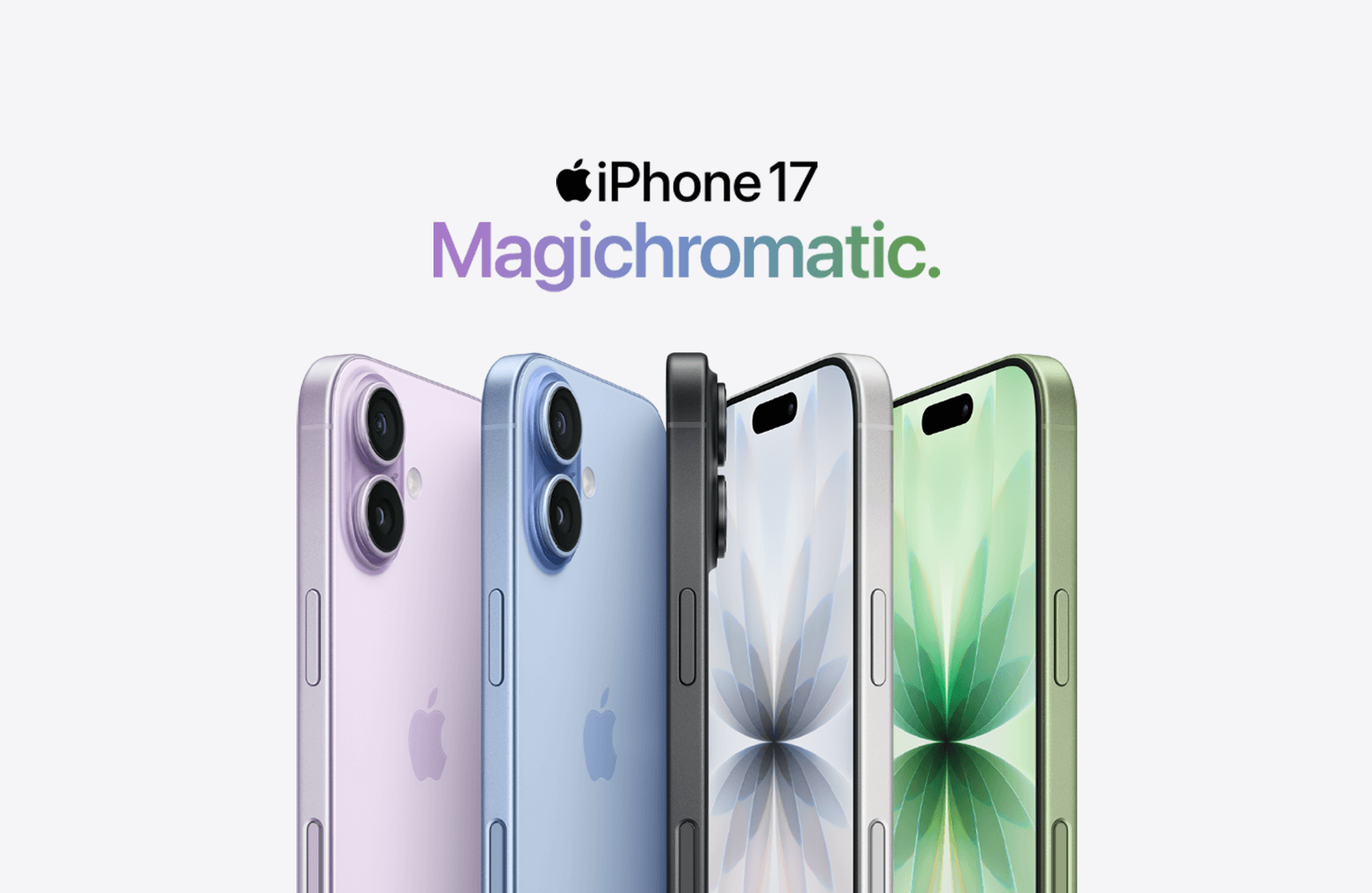 iPhone 17. Magichromatic.