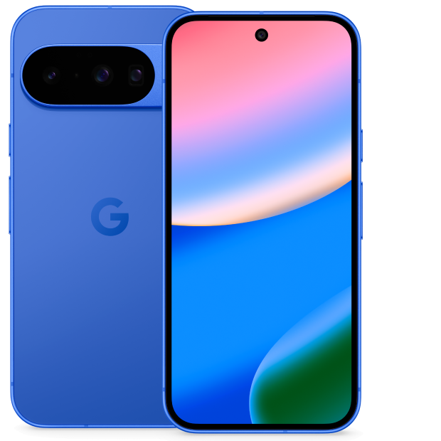 2 Google Pixel 10 front and back