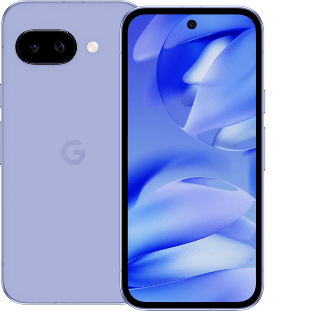 2 Google Pixel 9a front and back