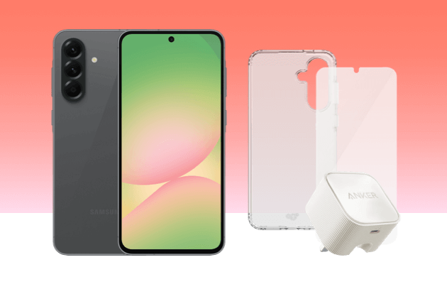 Image of the front and back of the Samsung Galaxy S23 FE