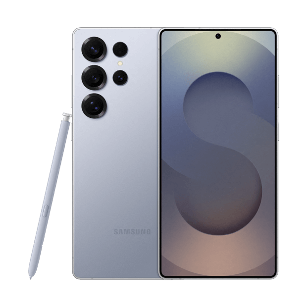 Samsung S25 Ultra front and rear with S Pen