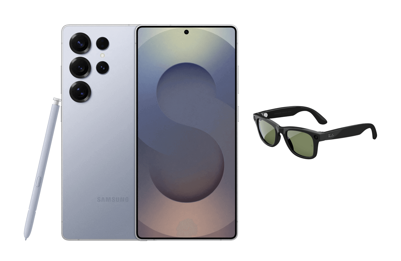 Samsung Galaxy S25 Ultra and Ray Ban Meta AI glasses bundle